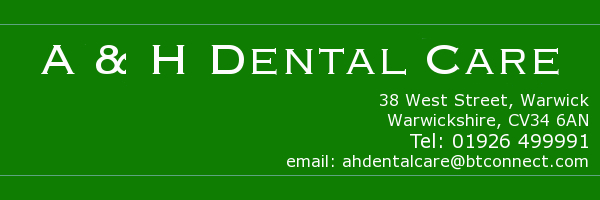 A and H Dental Care Banner